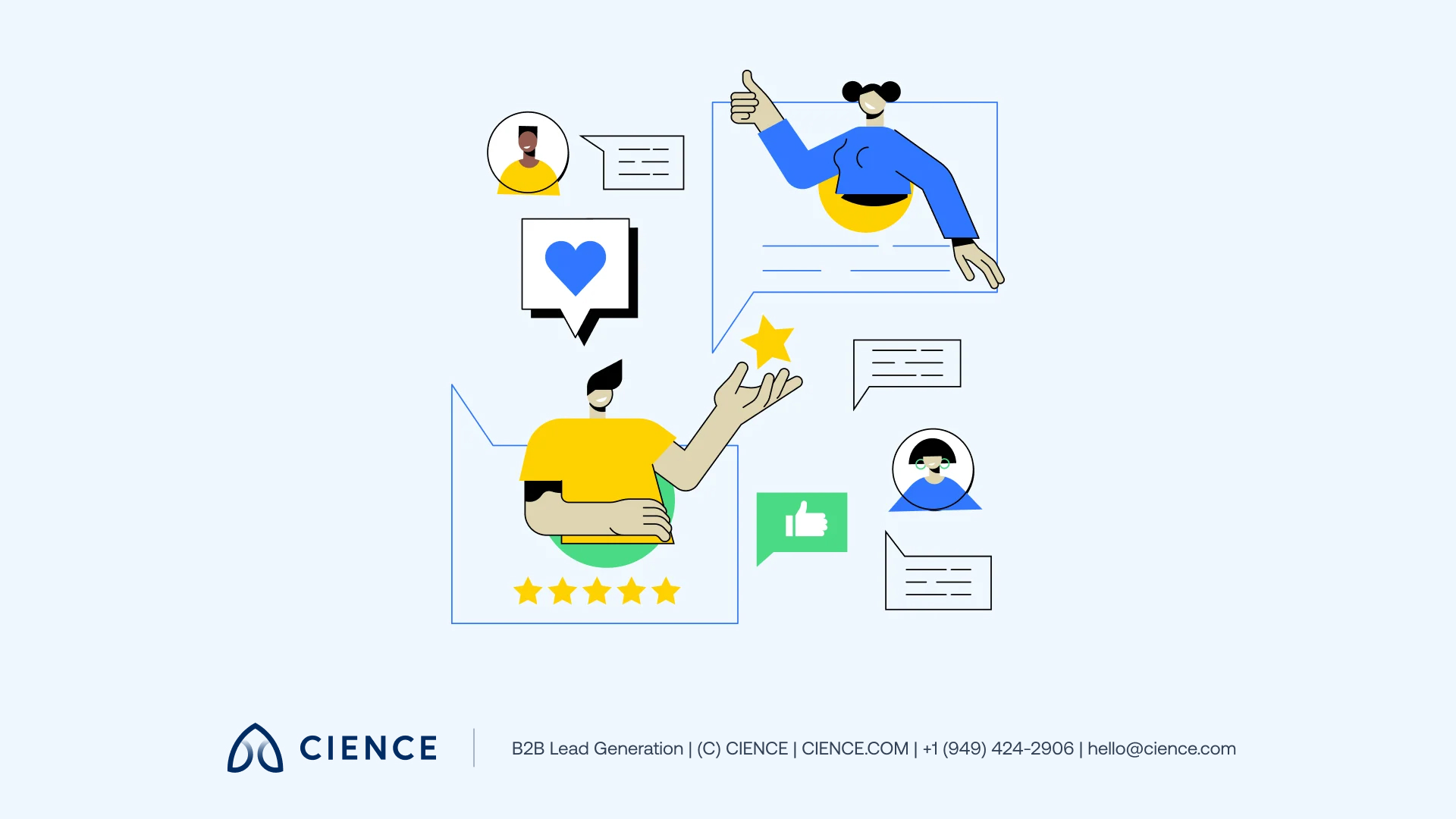 B2B testimonial video setup showing a client speaker being filmed in a professional office environment